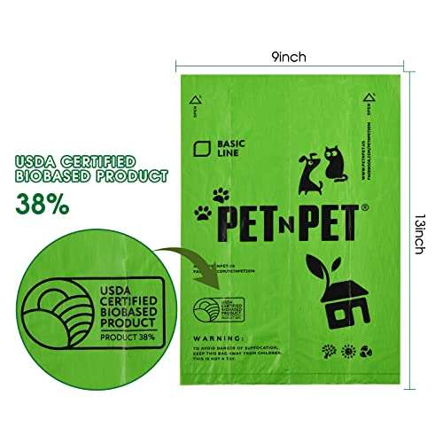 Bolsas caca perro PET N PET 1080 unidades