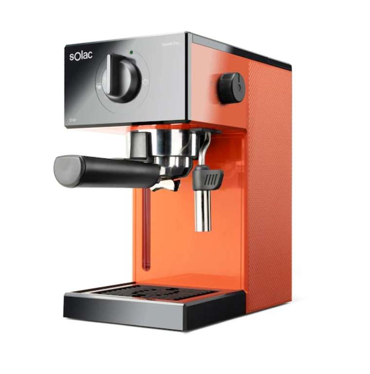 Cafetera Espresso Squissita Easy Orange Solac CE4503 20bar