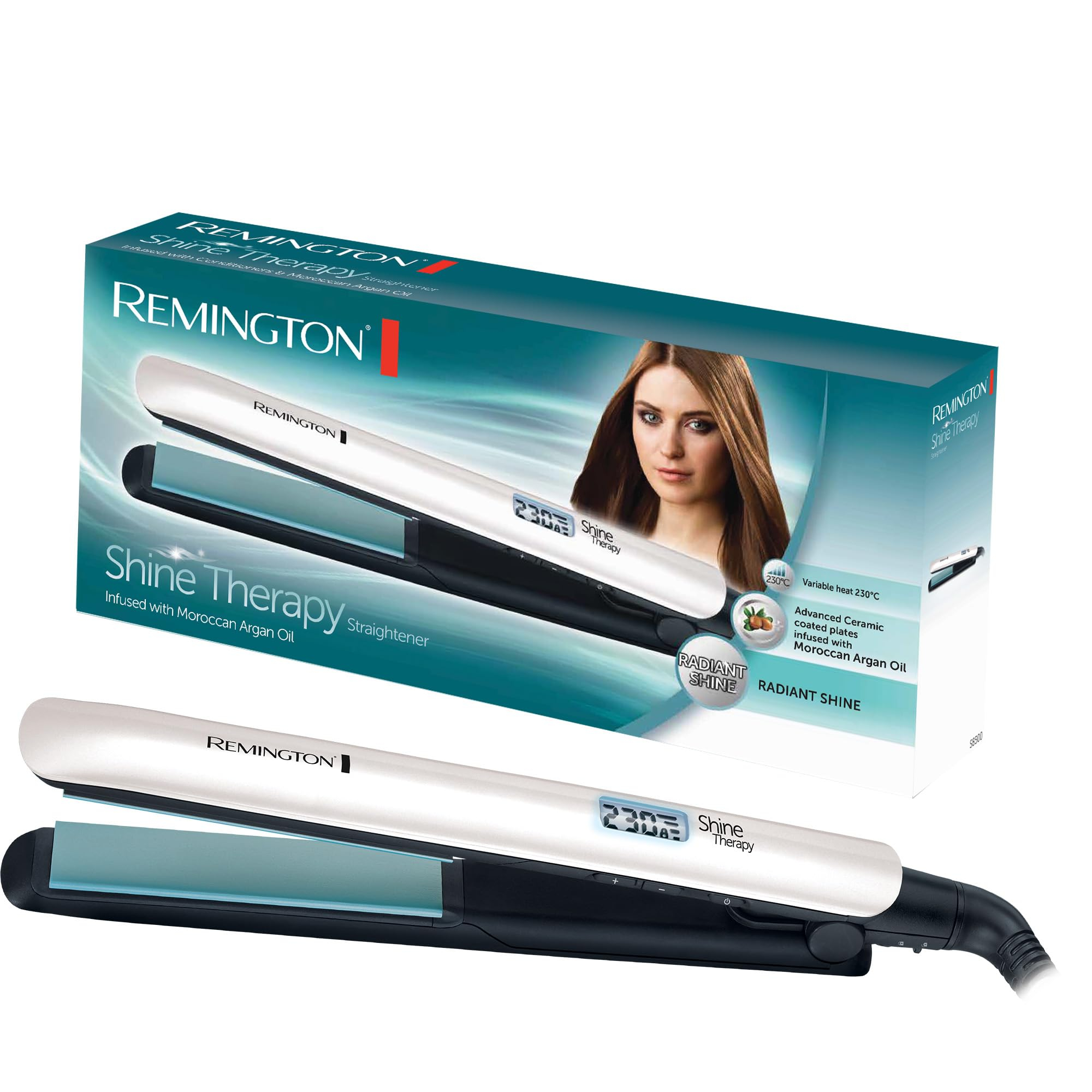 Remington Shine Therapy S8500 - Plancha de Pelo Profesional (Reacondicionado - Muy Bueno)