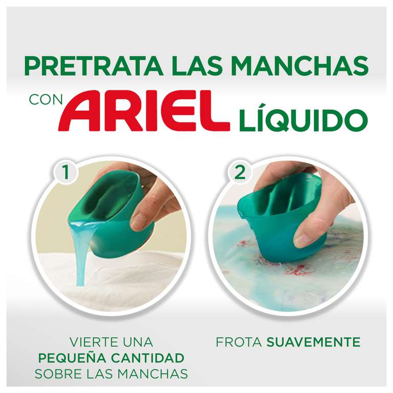 3x2 Ariel Detergente Líquido Para Lavadora (180 Lavados en total)