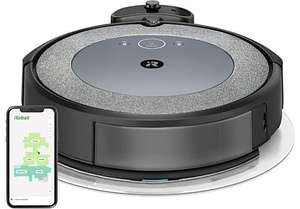 Robot aspirador - iRobot Roomba Combo i5, 750W, 276ml, 75 min, 68db(A), Gris - Desde la App