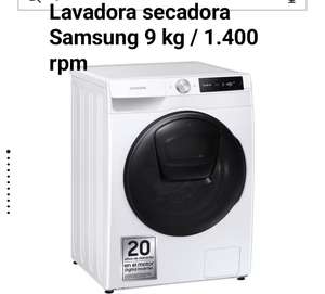 Lavadora + secadora SAMSUNG 9KG