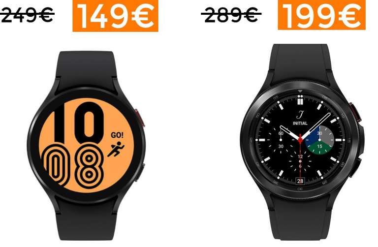 Samsung Galaxy Watch 4 44mm solo 149€ (129 € con ECI Plus)