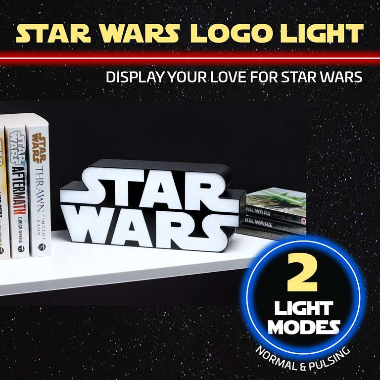 Lampara Logo Star Wars 28,5 cms