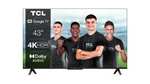 TCL 43P639 - Smart TV 43" con 4K HDR, Ultra HD, Google TV, Game Master, Dolby Audio, Google Assistant Incorporado & Compatible con Alexa