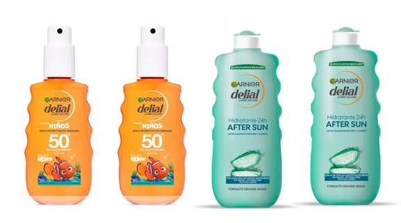 2 x Spray Protector Eco-Diseñado para Niños de Nemo SPF50. 150ML +2 x After Sun Leche calmante rostro y cuerpo.