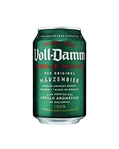 Voll-Damm Cerveza - 2 Paquetes de 24 x 330 ml - Total: 48 Latas