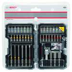 Bosch Professional 43 uds. Set de puntas de atornillar y llave de vaso