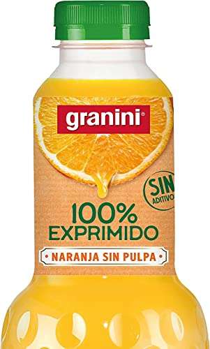 2 x Zumo de naranja sin pulpa 100% Exprimido 1L Naranja sin pulpa Granini 100% exprimido [Unidad 1'25€]