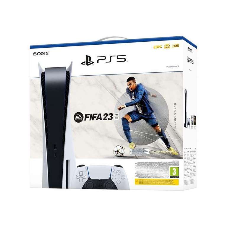 Consola Sony PlayStation 5 (Lector) + Juego FIFA 23
