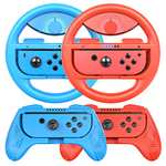 Volante y Grip Switch, Pack de 4, Switch Joy-Con Racing Wheel Volante 9,99€