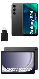SAMSUNG Galaxy S24 + cargador Samsung 45w + Samsung Galaxy Tab A9+ 128gb [603,99€ al devolver la tablet]