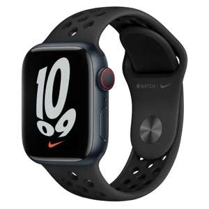 Apple Watch Series 7 Nike GPS + Cellular 41mm Aluminio Medianoche con Correa Deportiva Antracita Neg