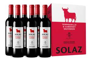 Solaz - Vino Solaz Tinto Tempranillo & Cabernet Sauvignon 4500 ml. 1'58€/ud