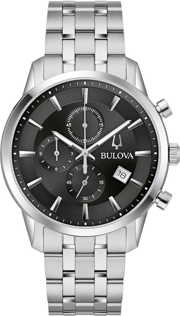 BULOVA Analógico Modelo 96B412 Sutton Chronograph Mens Watch 41mm 3ATM. Marca