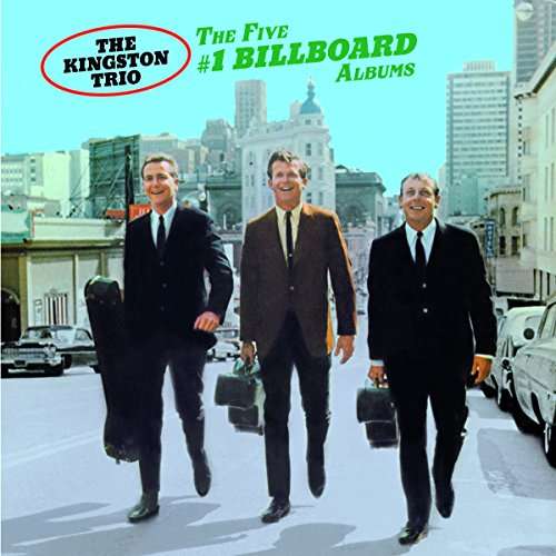 the five 1 billboard albums (the kingston trio. at large. here we go again!. sold out. string along) LP, Remasterizado,2 CDs kingston trio