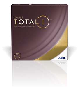 Dailies Total 1 Lentes de contacto de reemplazo diario, Pack de 90, R 8.5 mm, D 14.1 mm, +3.75Diopt