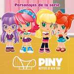 Pinypon - by PINY, Dareway con Michelle, muñeca de Michelle de la Serie PINY Institute of New York, con su Segway Azul y 2 Accesorios