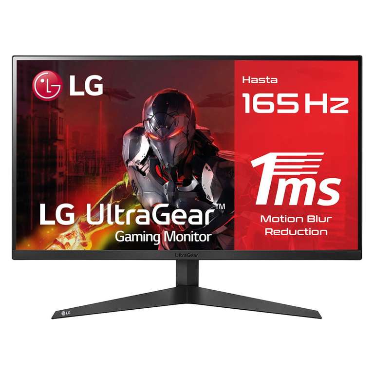 LG UltraGear 27GQ50F - 27" VA FullHD (1920x1080) 165Hz, 1ms, HDMI 1.4, DisplayPort 1.2, Ajuste inclinación, AMD FreeSync Premium, Negro