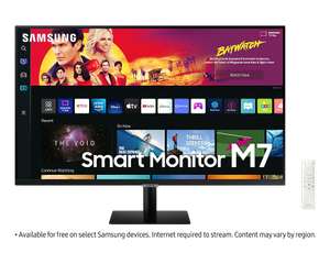 Samsung Smart Monitor de 32" de Alta Resolución UHD 4K con USB-C (LS32BM700UPXEN)