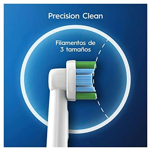 Oral-B Precision Clean Recambios Cepillo de Dientes Eléctrico, Pack de 10 Cabezales