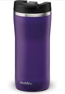Aladdin Barista Termo Café Para Llevar 0.35L Violet Purple – Botella Termica Acero Inoxidable - Se Mantiene Caliente 3 Horas - Libre de BPA