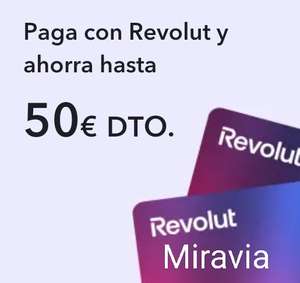 Paga Con Revout y Ahorra Hasta 50€ en Miravia.