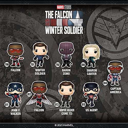 Funko POP 51629 POP Marvel: The Falcon & The Winter Soldier - Winter Soldier