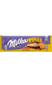 Milka MMMAX Choco Swing Tableta Grande de Chocolate con Leche de los Alpes con Galleta, Relleno de Crema de Leche y Cacao 300g