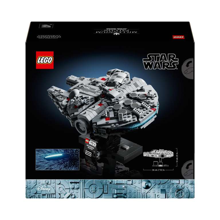 LEGO Star Wars: Una Nueva Esperanza Halcón Milenario Maqueta de Nave Estelar Coleccionable