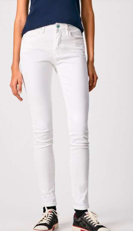 Pepe Jeans Jeans slim fit Regent - Blanco