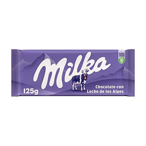 3x Milka Tableta de Chocolate con Leche de los Alpes 125g. 0'80€/ud