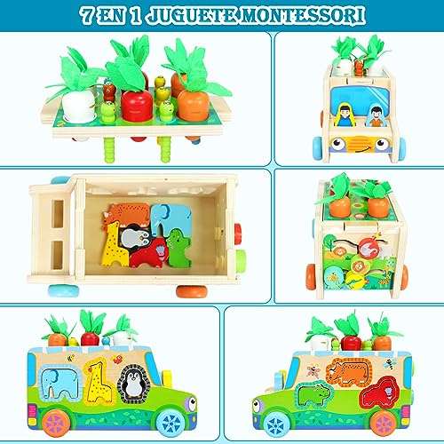 Juguetes Montessori, 7 in 1 Juegos Sensoriales Educativos