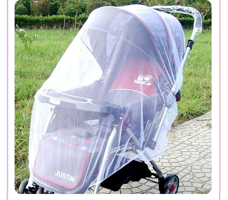Mosquitera para cochecito de bebé, protección contra insectos, red segura, accesorios para carrito