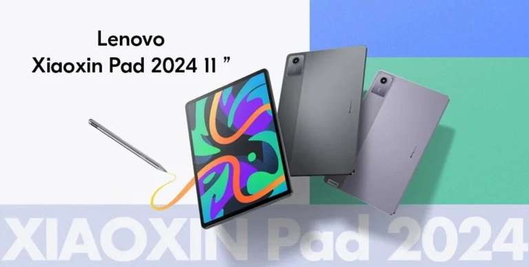 Lenovo Xiaoxin Pad 2024 - 6/128GB, Qualcomm Snapdragon 685, 8MP Cámara, 7040mAh, 11" Pantalla, WIFI (Global ROM) - Tablet