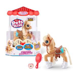 Pets Alive My Magical Pony and Stable Battery Powered Interactive Robotic Toy Playset