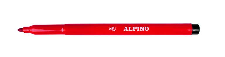 Alpino 12 Rotuladores de Colores | Punta Resistente de 3mm | Tinta Súper Lavable y Larga Duración [Paquete de 2 en descripción]