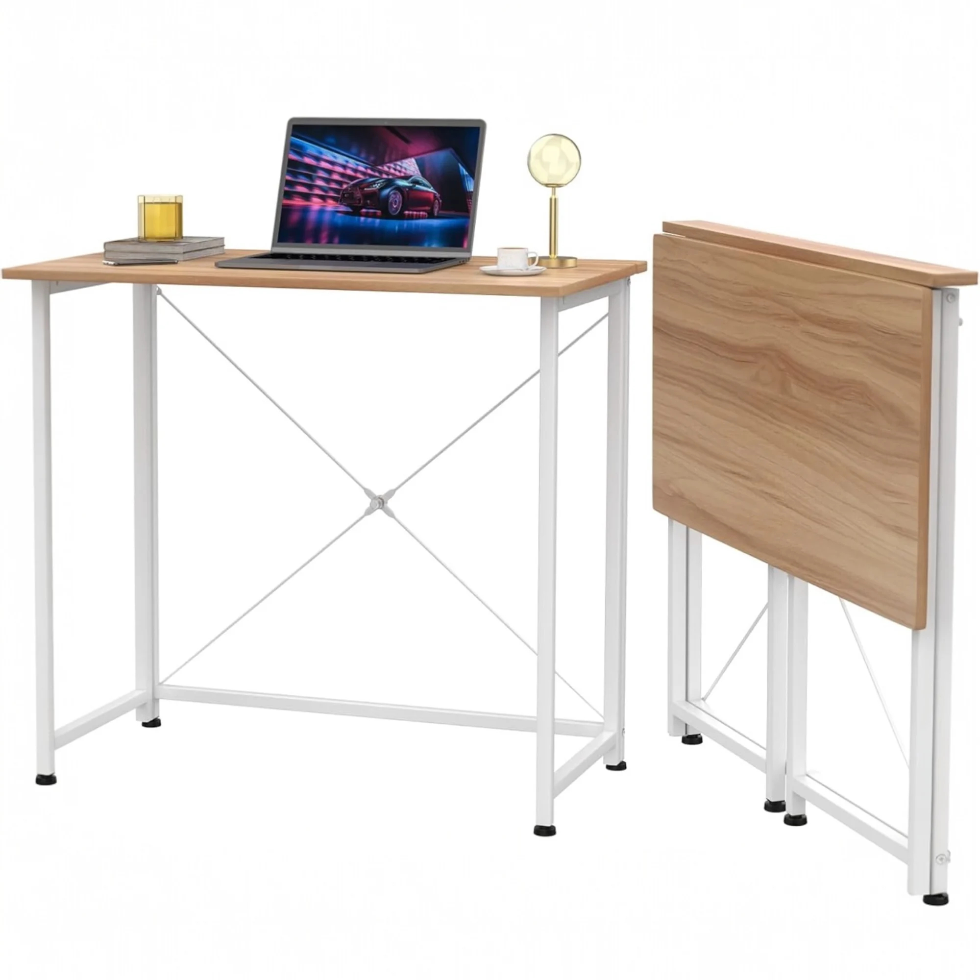 Mesa Escritorio Plegable 80 x 40 x 75cm