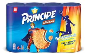 Pack de 4 paquetes de galletas Príncipe (300g/paquete; a 0,92€/paquete)