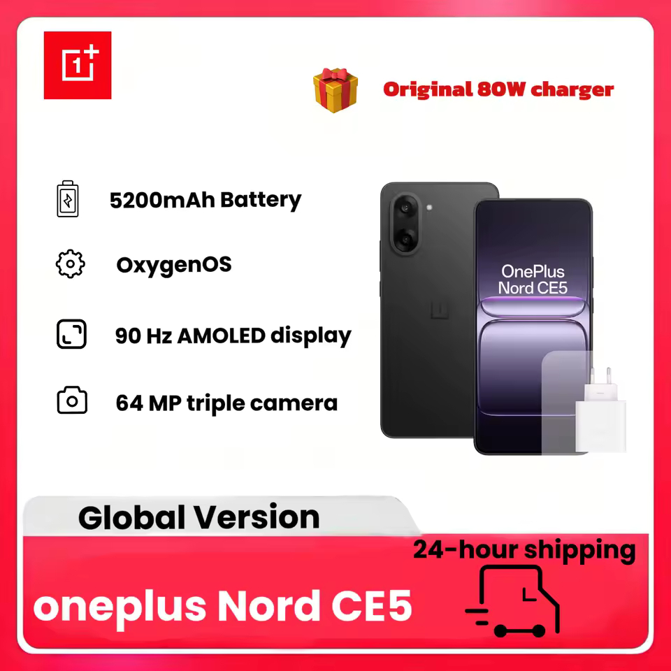 OnePlus Nord CE5, 8 GB de RAM, 128/256 GB de Almacenamiento