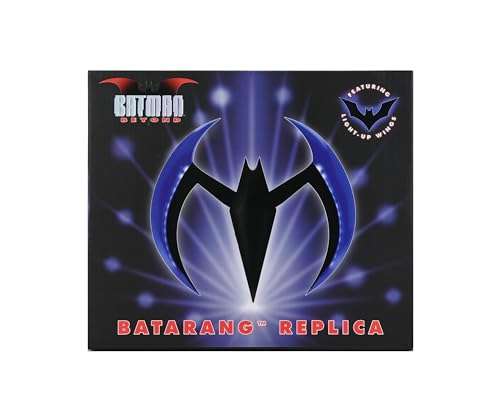 NECA- Batman Beyond Batarang Blue Replica Estatuas, Multicolor (84042)