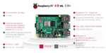 Raspberry Pi 4 Modell B WiFi DualBand Bluetooth 4 GB RAM 1,5 GHz