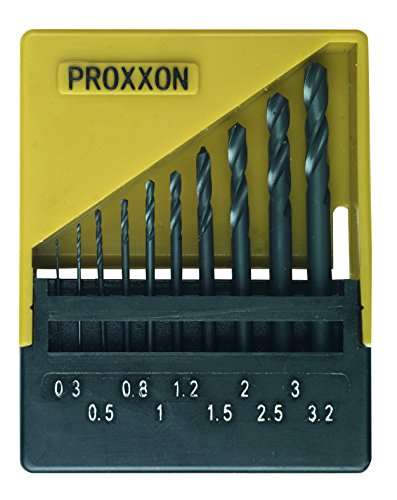 Proxxon 28 874 Set de 10 Brocas HSS Helicoidales