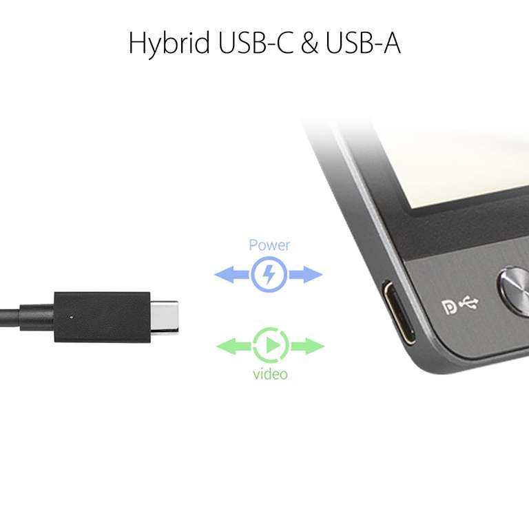 ASUS ZenScreen MB16ACE - Monitor portátil USB de 15.6" FHD