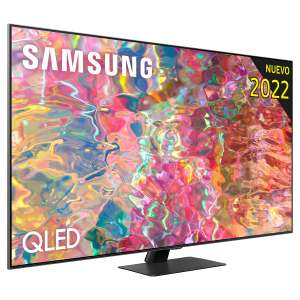 TV QLED 214 cm (85") Samsung QE85Q80B UHD 4K (+100€ de reembolso), Quantum HDR 1500, Smart TV, Inteligencia artificial, Dolby Atmos