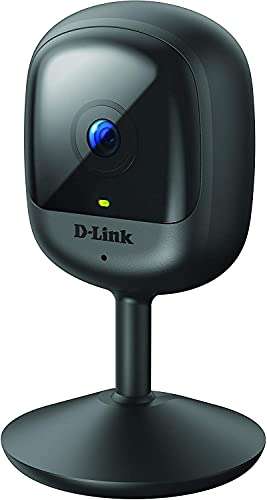 D-Link DCS-6100LH, Cámara IP WiFi videovigilancia,Full HD, visión nocturna, control app, detecta sonido/movimiento y graba Alexa, Google