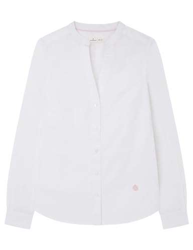 SPRINGFIELD Mandarin Collar Oxford Blouse Blusa para Mujer