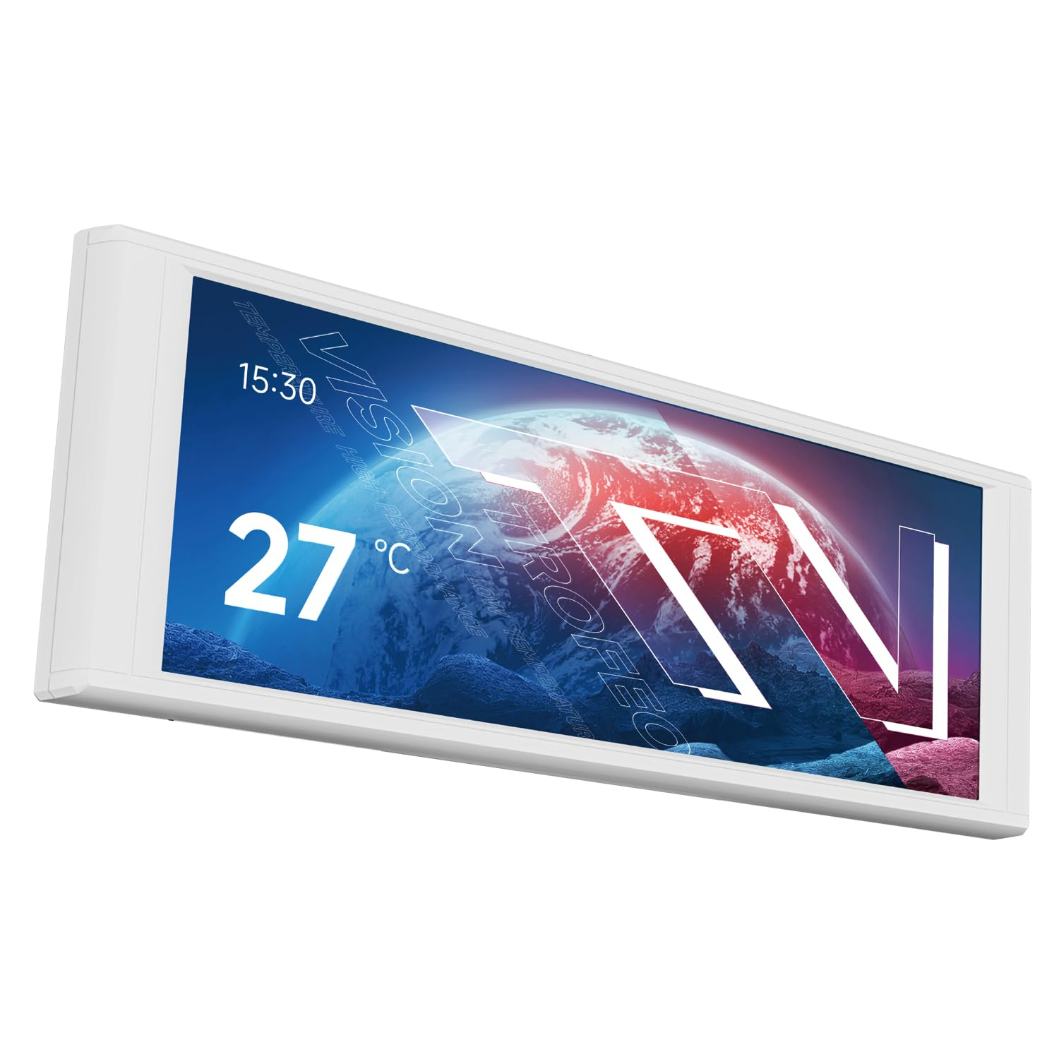 Thermalright Trofeo Vision LCD 6,86" IPS | 1280 × 480 | USB-C | Montaje magnético | Monitorización y temas personalizables para PC