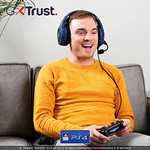 Trust Cascos Gaming PS4 y PS5 Auriculares de Gaming GXT 488 Forze-B, Licencia para Playstation, Micrófono Plegable, Altavoces Activos