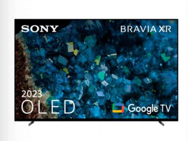 TV OLED - Sony XR-65A80L, 65 pulgadas, Procesador cognitivo XR con IA, Google TV, HDR, Soporte de 3 posiciones
